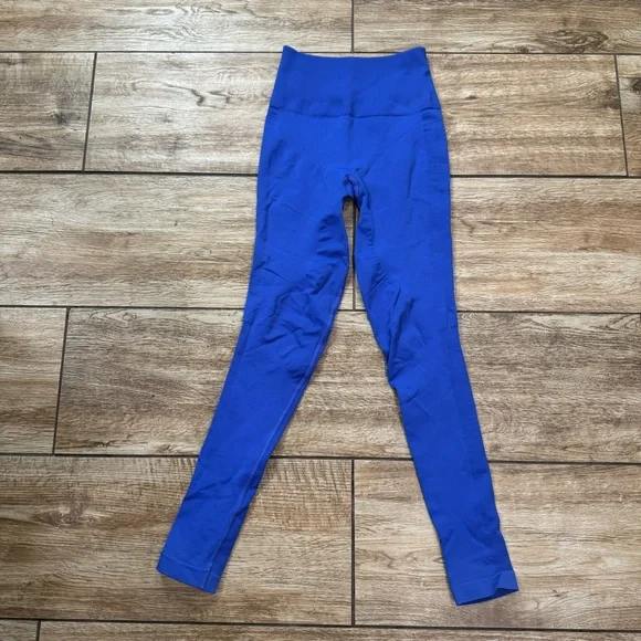 Lululemon Zone In Tight Size 4 Sapphire Blue Full length Leggings - Picture 10 of 16
